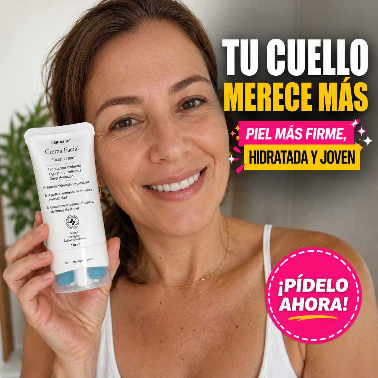 💎 Juventud 10° | Crema Reafirmante de Cuello SERUM 10