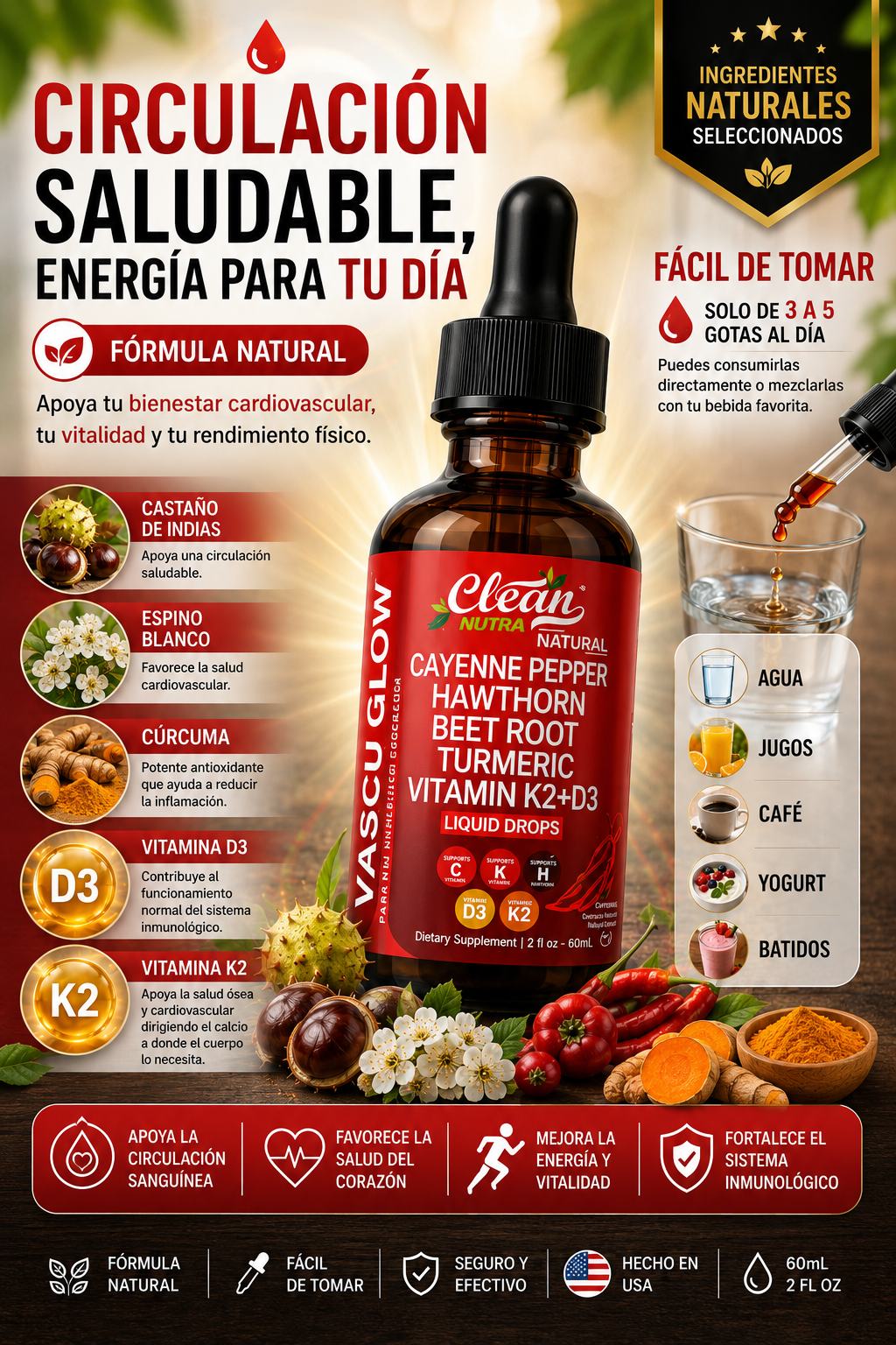 ❤️ VASCU GLOW – Más Circulación, Más Energía, Más Confianza 🔥