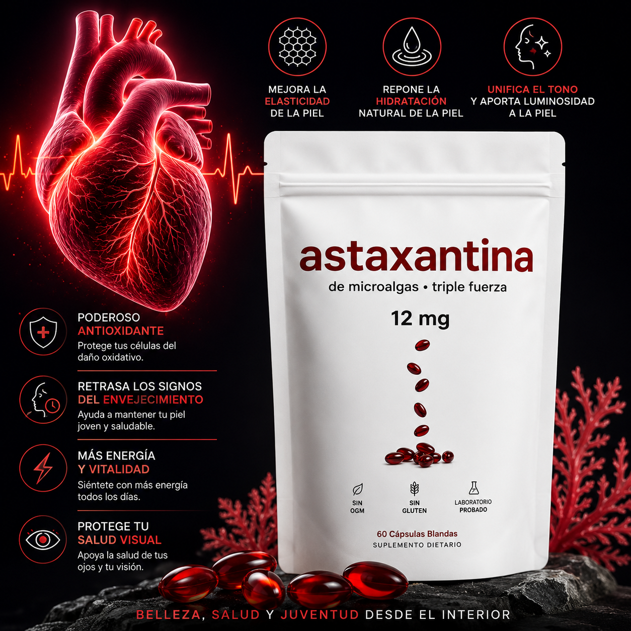 🥇 ✨ Juventud Infinita | Astaxantina Premium💖