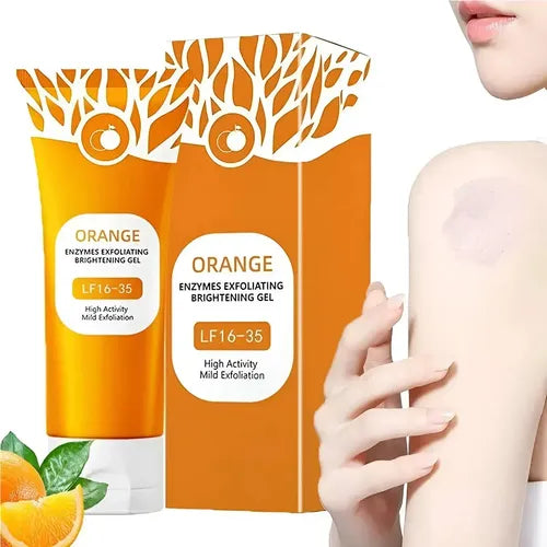 🍊 GEL EXFOLIANTE ENZIMÁTICO DE NARANJA – Piel Más Suave, Lisa y Radiante ✨