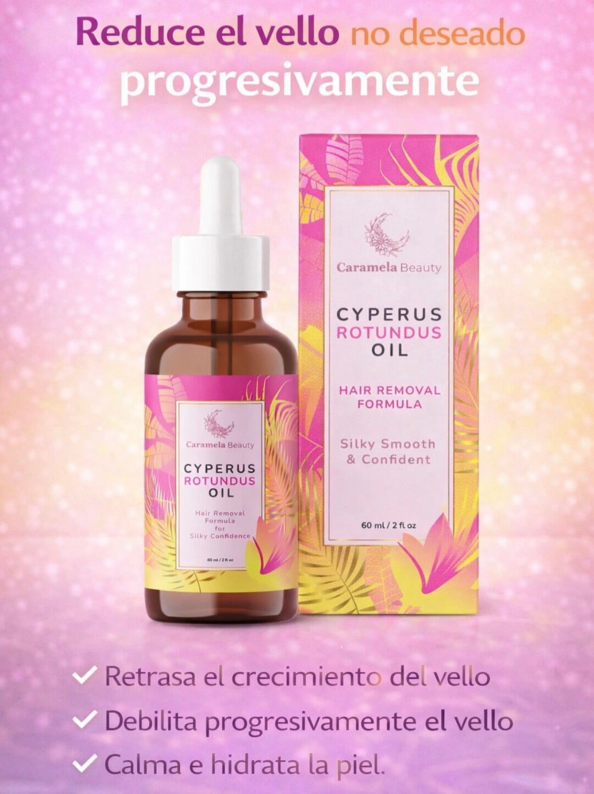 ✨ CYPERUS OIL 30ml – Piel Suave, Sin Vello y Sin Irritación