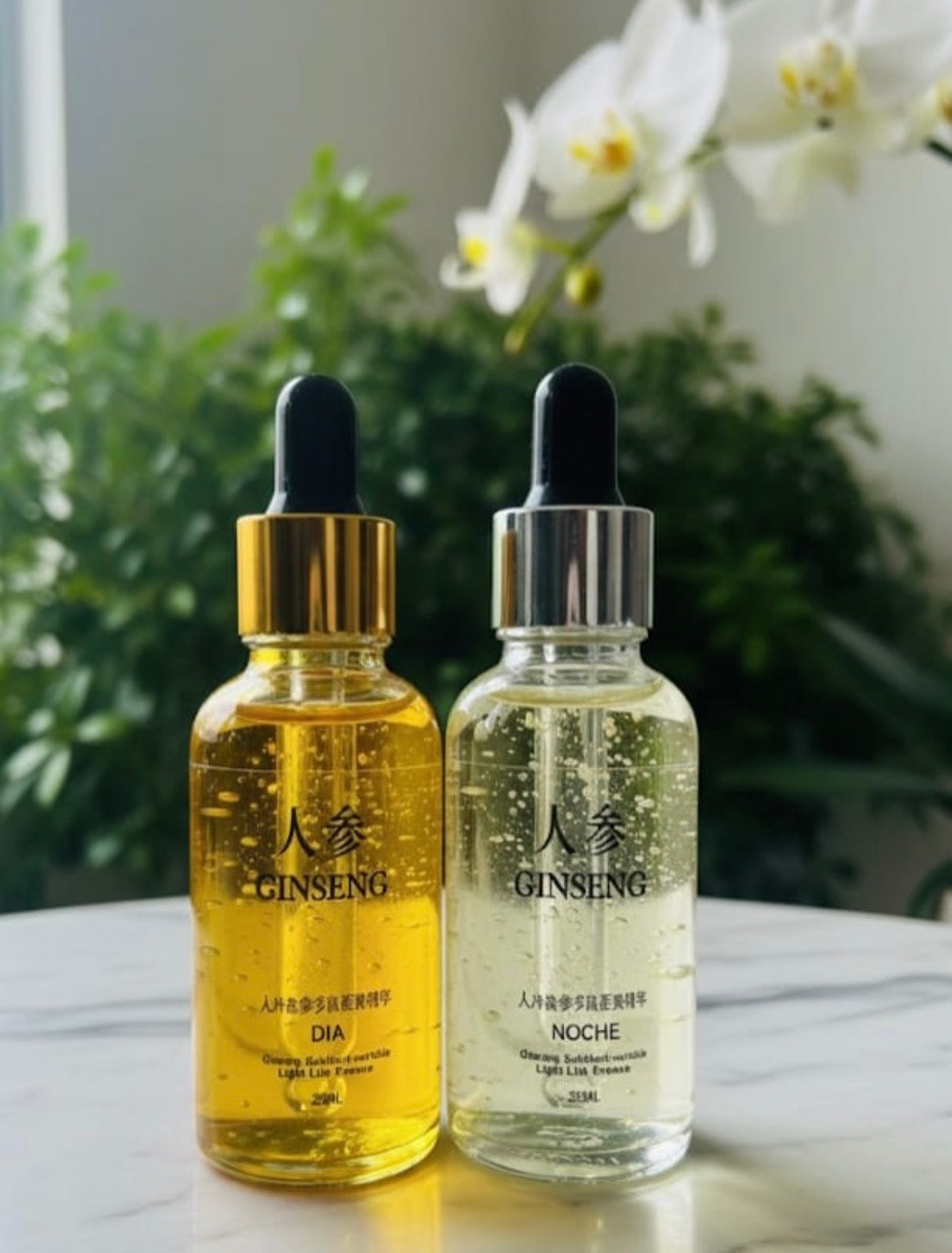 ✨ DÚO GINSENG 24K CON RAÍZ – Rejuvenecimiento de Lujo y Piel Radiante desde la Primera Aplicación 💛