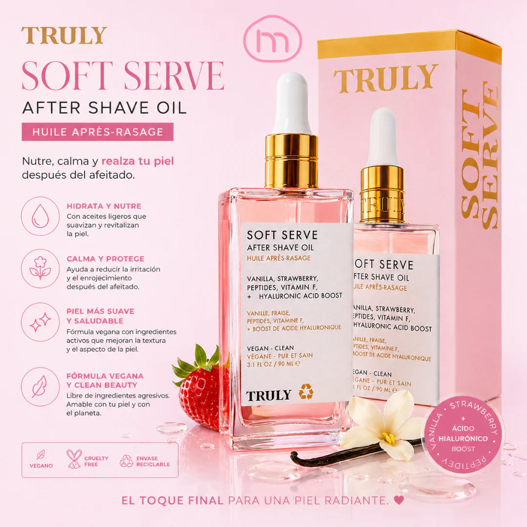 🍓 TRULY SOFT SERVE SERUM 90ml – Calma, Repara y Enamórate de Tu Piel ✨