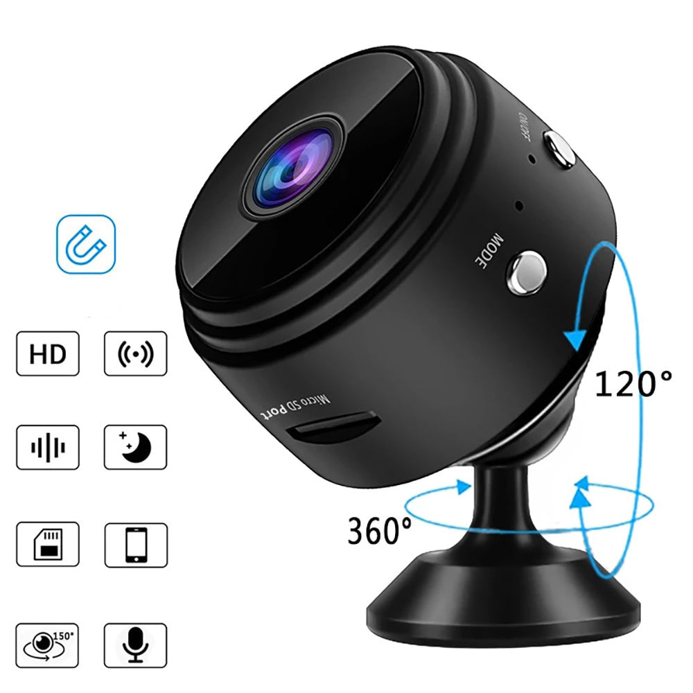 🎥 MINI CÁMARA ESPÍA A9 WIFI – Vigilancia Inteligente 24/7 Desde tu Celular